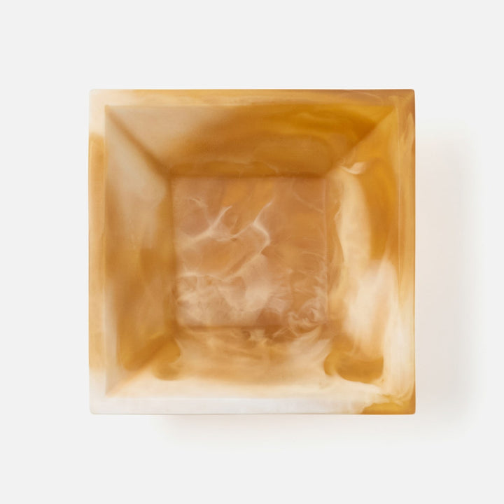Olena Amber Swirled Snack Bowl Single Resin Pack/4