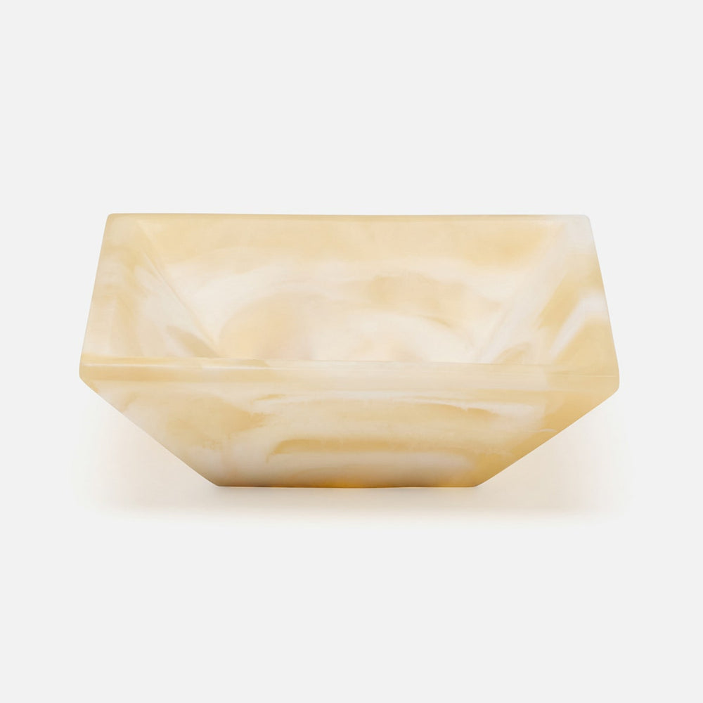 Olena Ivory Swirled Snack Bowl Single Resin Pack/4