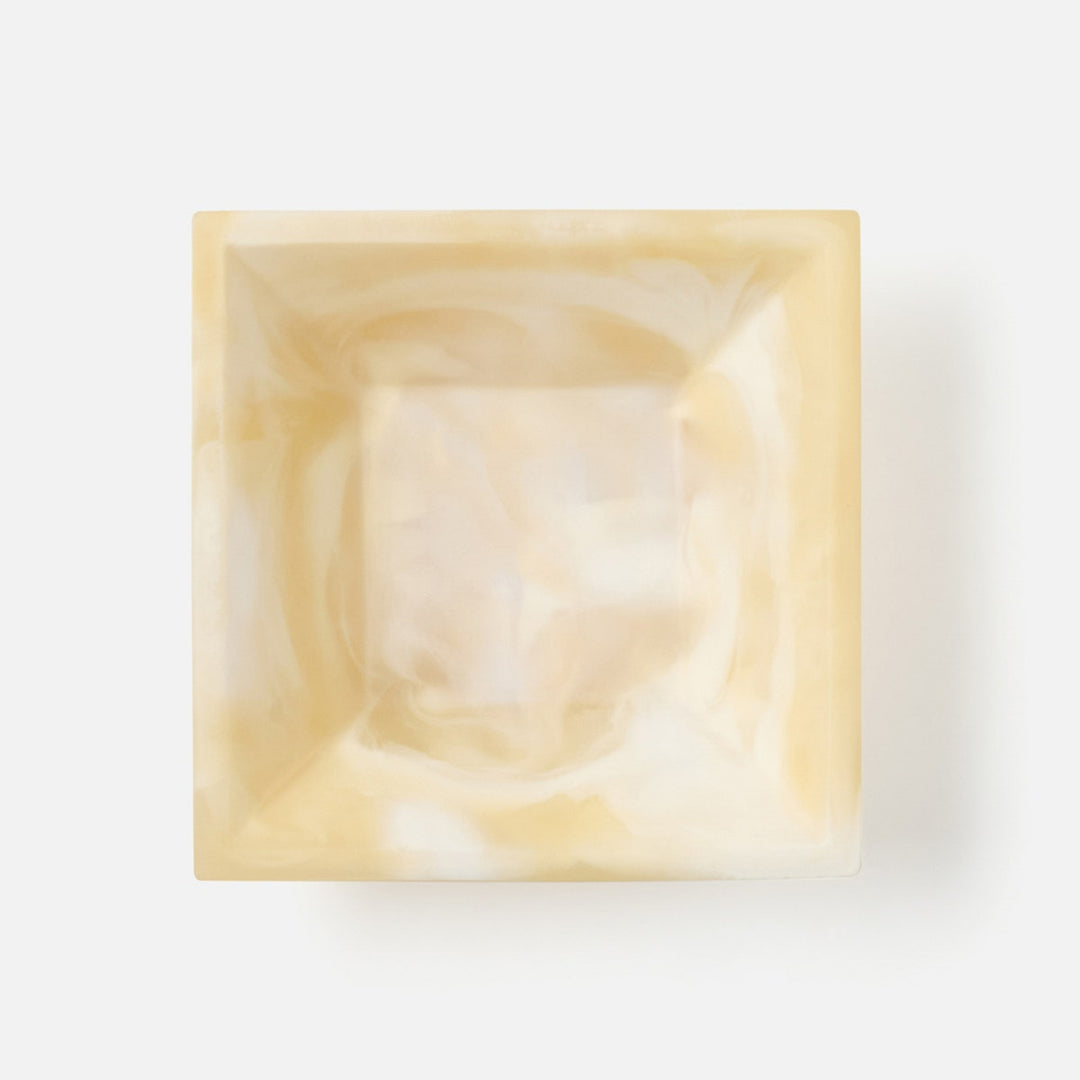 Olena Ivory Swirled Snack Bowl Single Resin Pack/4