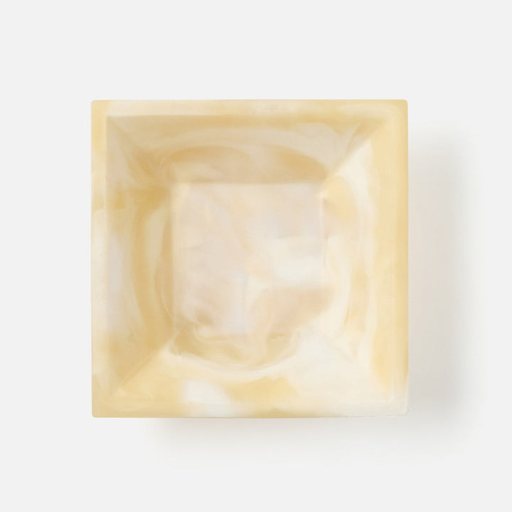 Olena Ivory Swirled Snack Bowl Single Resin Pack/4