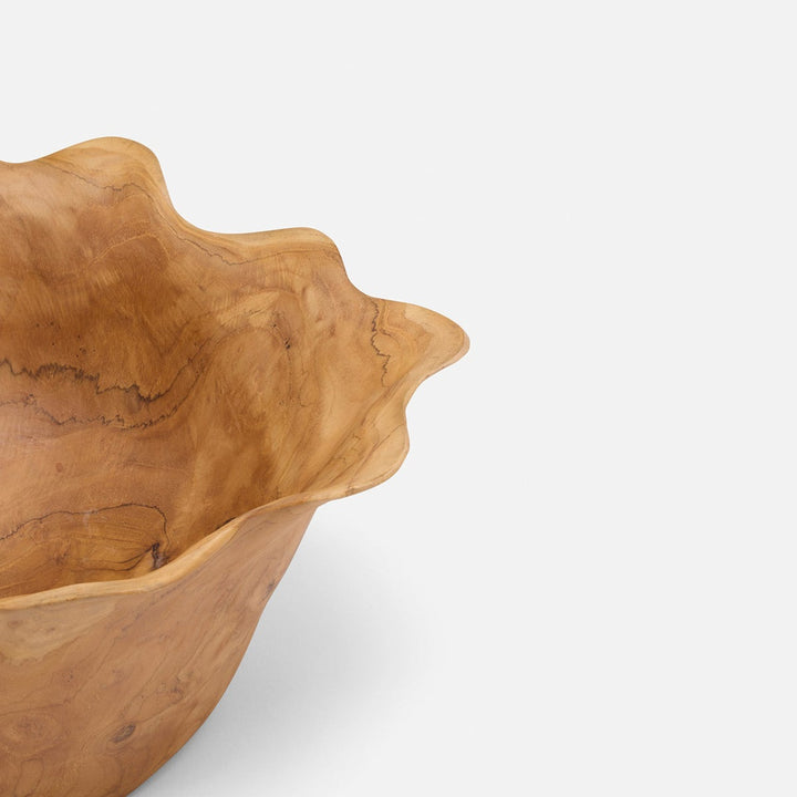 Timothee Natural Fruit Bowl Large Teak Wood
