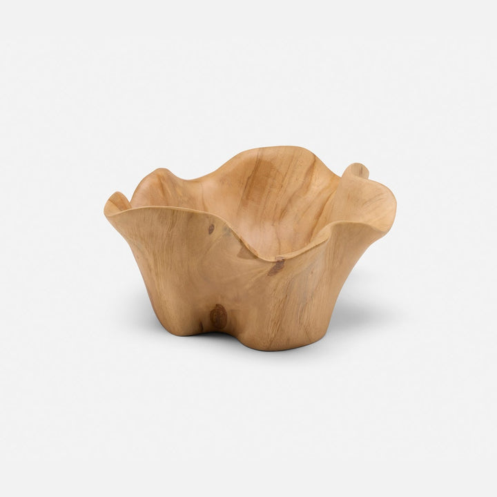 Timothee Natural Fruit Bowl Small Teak Wood