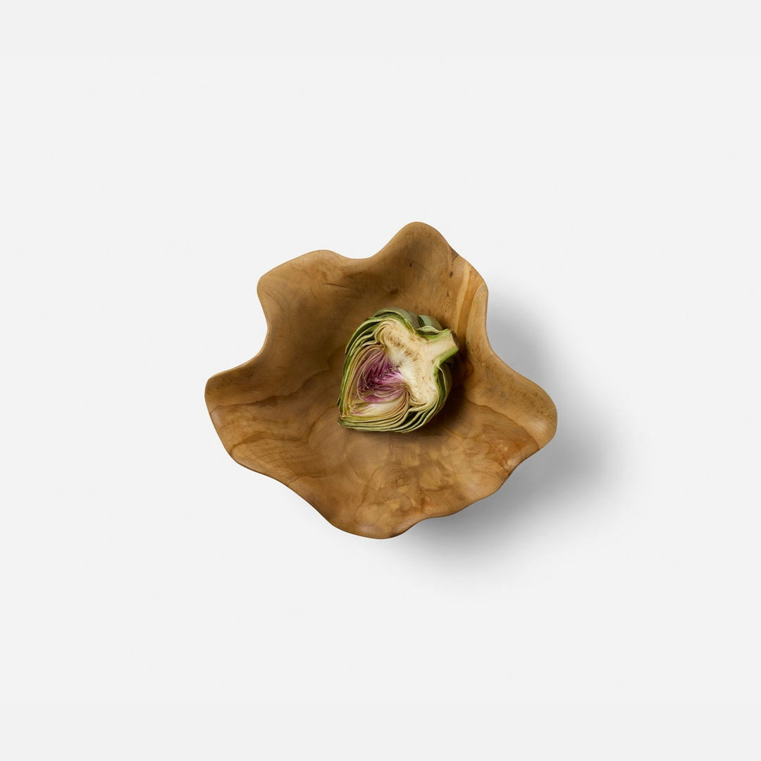 Timothee Natural Fruit Bowl Small Teak Wood