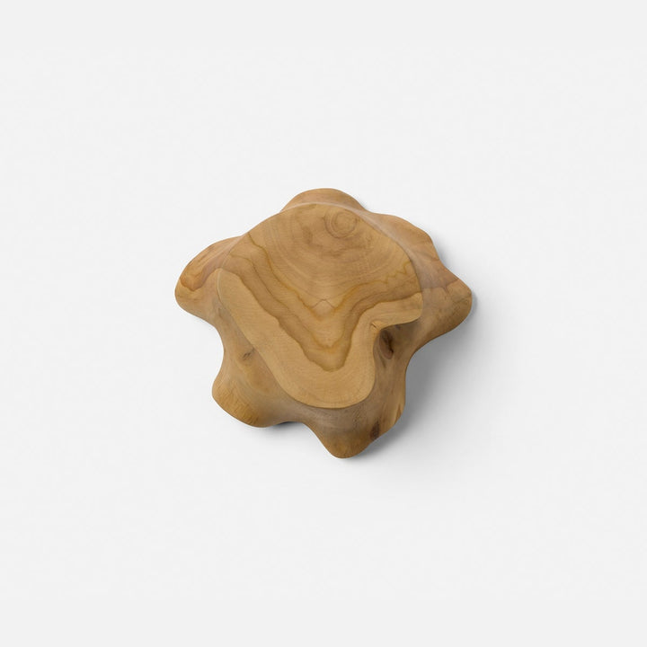 Timothee Natural Fruit Bowl Small Teak Wood