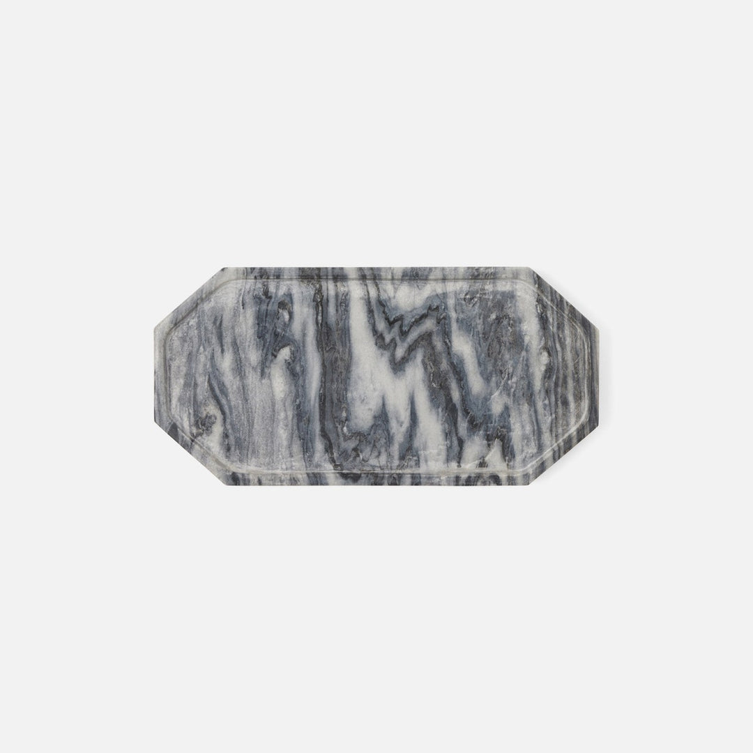 Aila Gray Marble Serving Tray Small