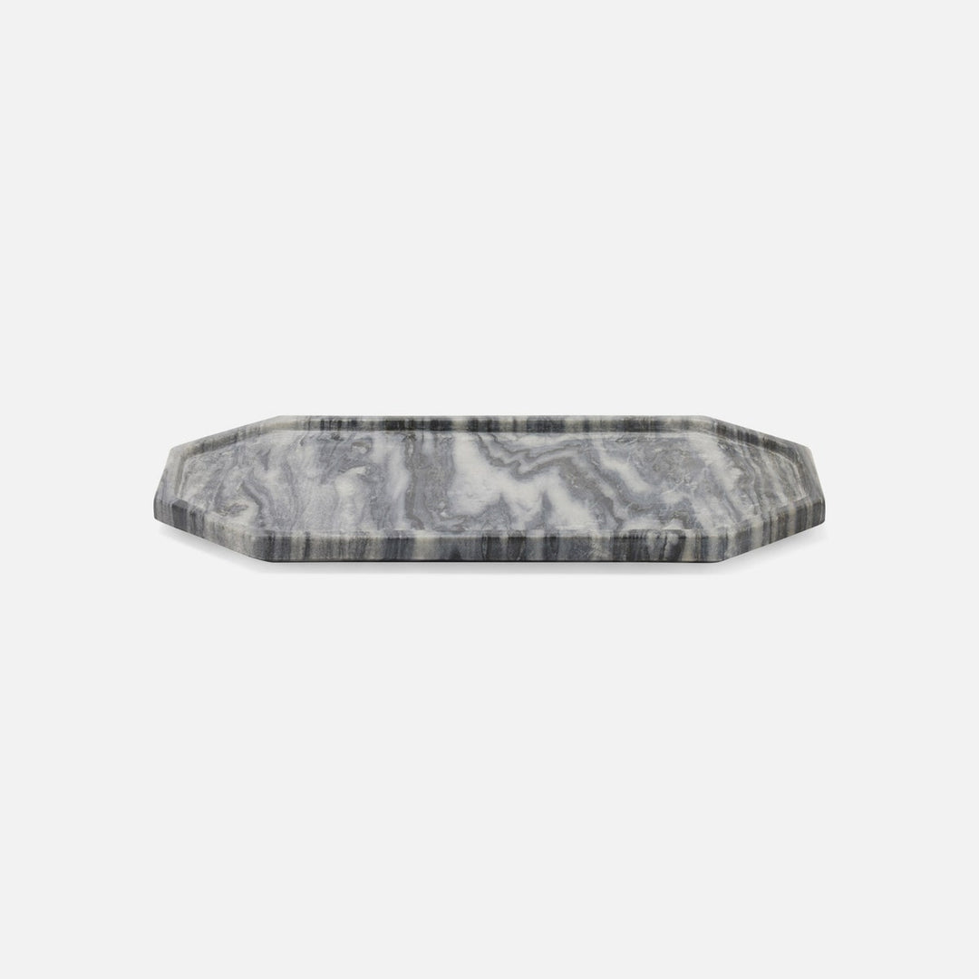 Aila Gray Marble Serving Tray Small