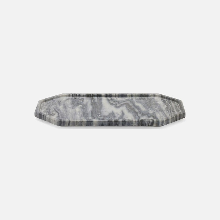 Aila Gray Marble Serving Tray Small