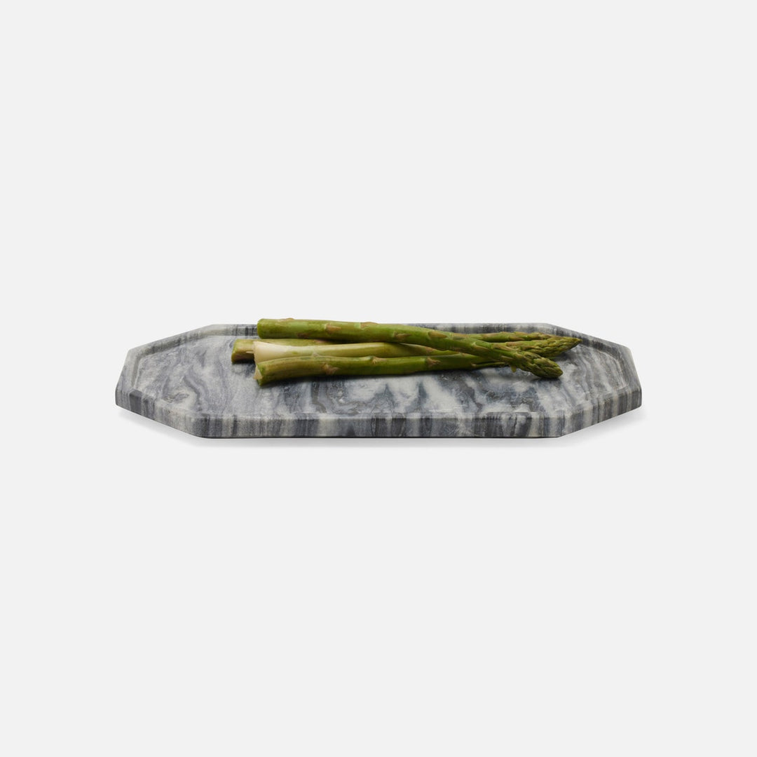 Aila Gray Marble Serving Tray Small
