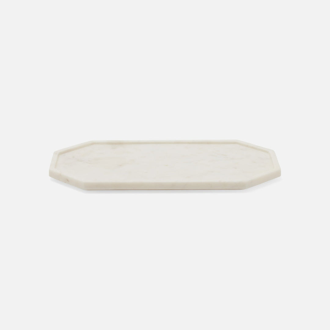 Aila White Marble Serving Tray Small