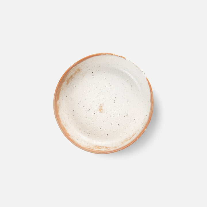 Dawson Small Rustic White Round Serving Bowl Pack/2