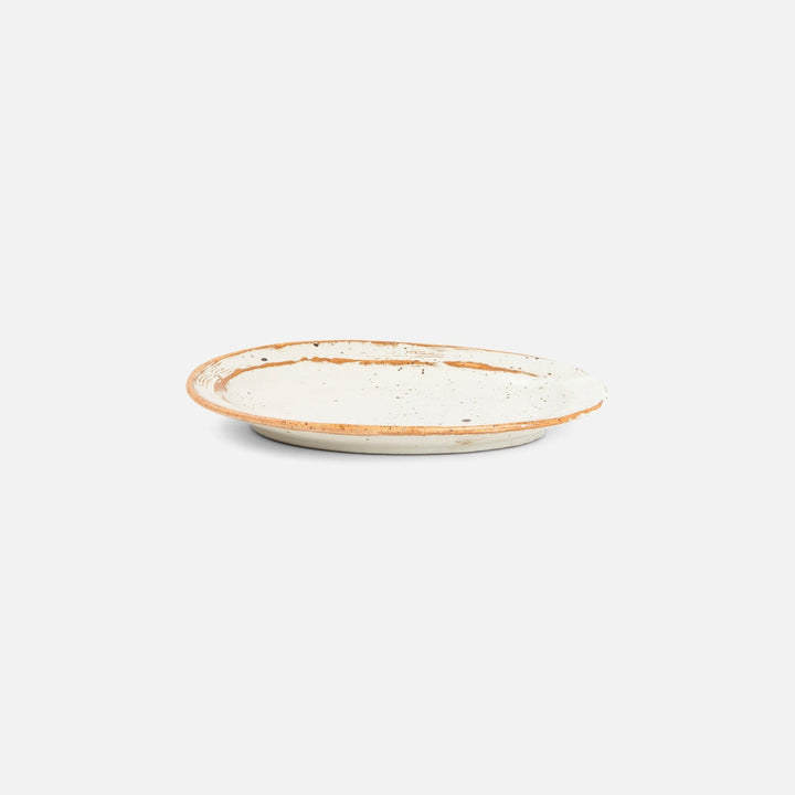 Dawson Small Rustic White Serving Platter Pack/2