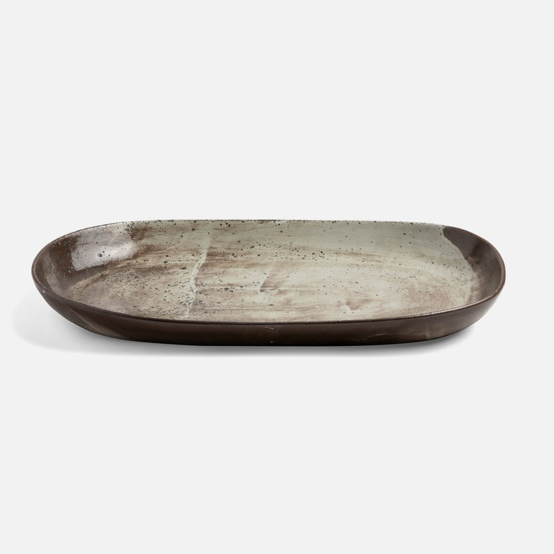 Dexter Lava Clay Oval Serving Platter Large Pack/2