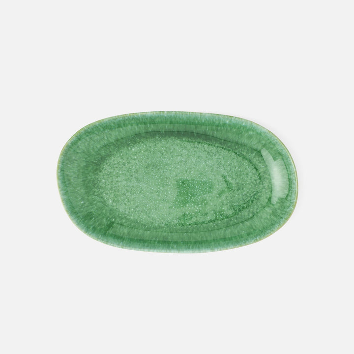 Eloise Reactive Emerald Serving Platter Small Pack/2
