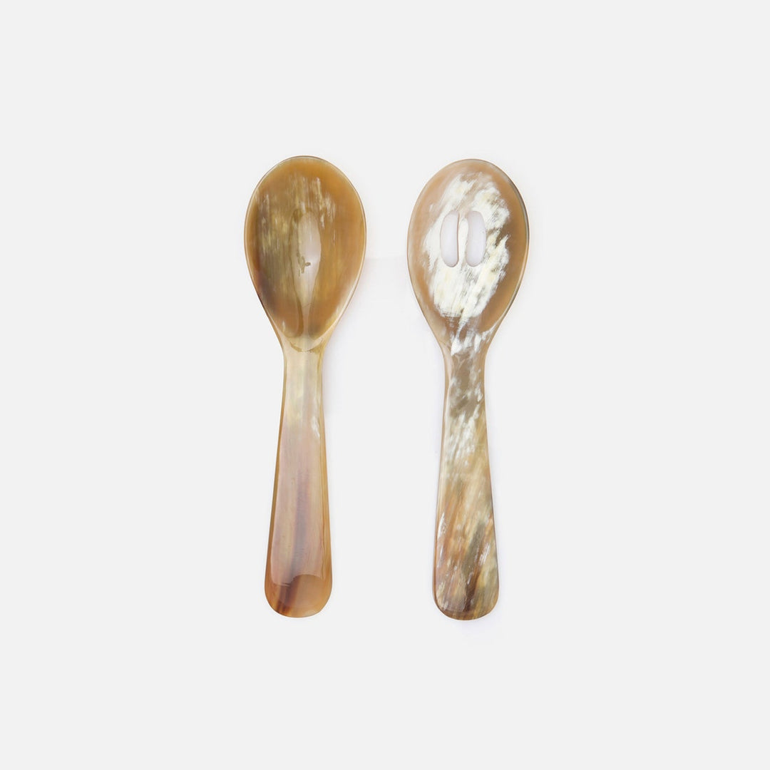 Gala Natural Serving Set 2-Piece Set: Serving Spoon Slotted Spoon