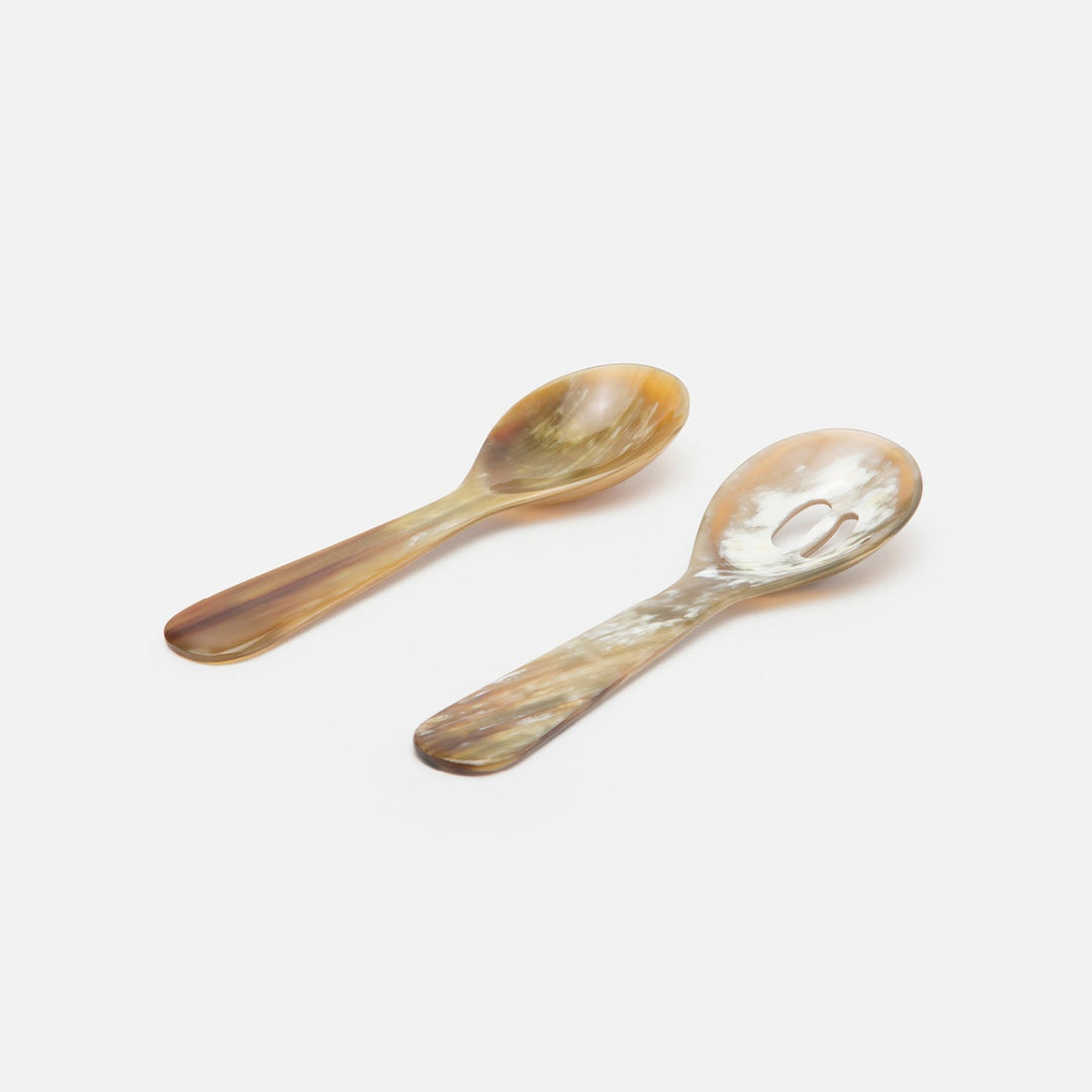 Gala Natural Serving Set 2-Piece Set: Serving Spoon Slotted Spoon