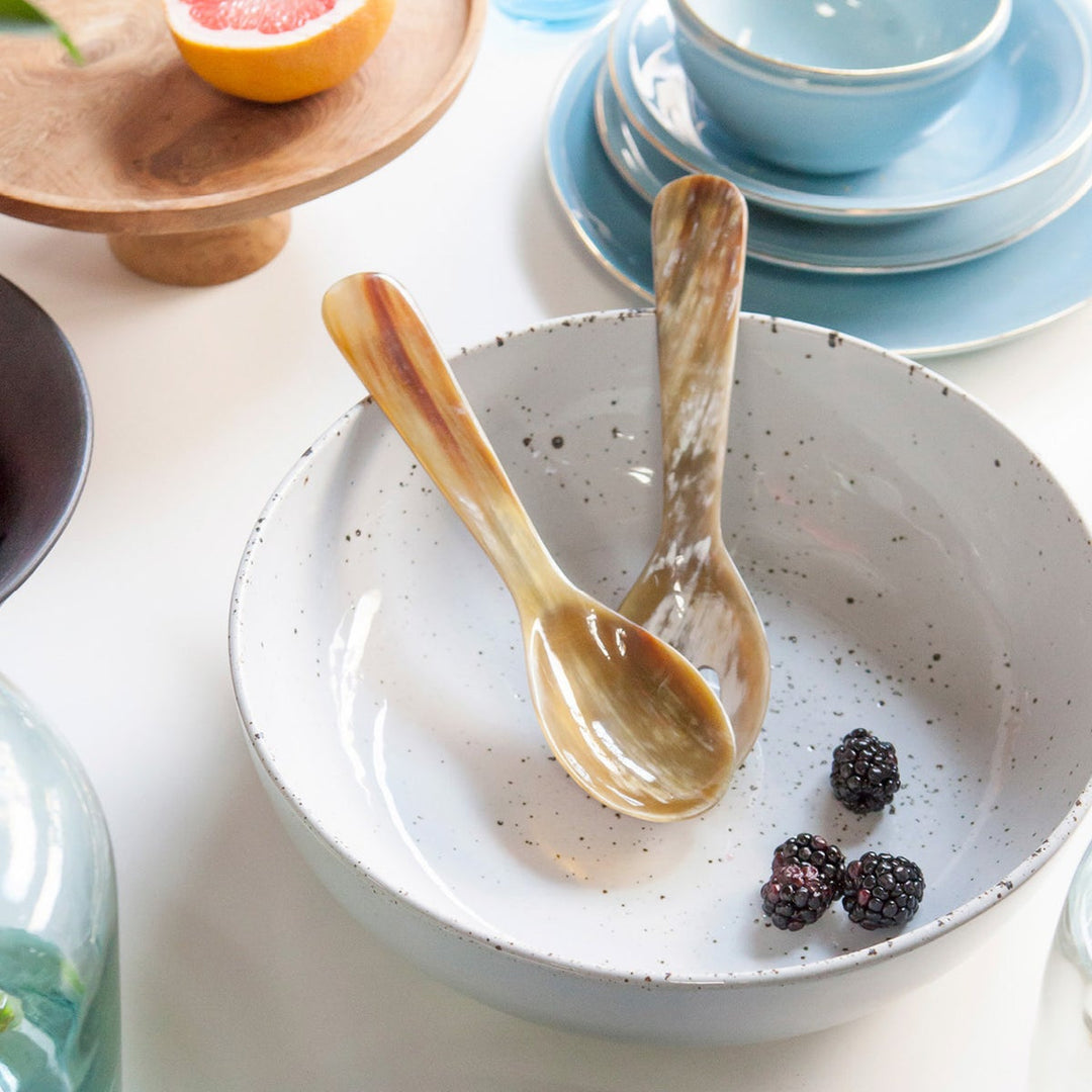Gala Natural Serving Set 2-Piece Set: Serving Spoon Slotted Spoon