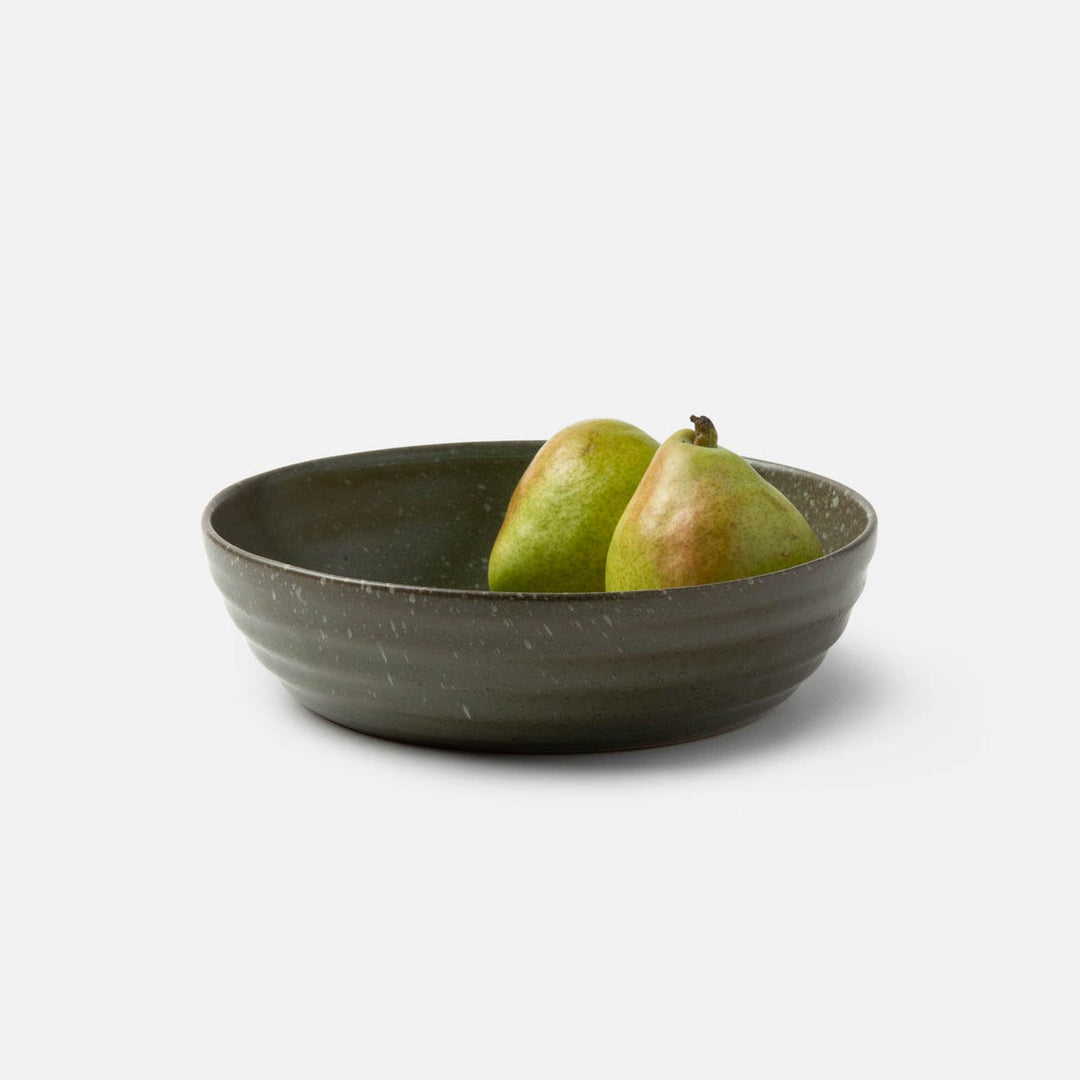 Hayes Gray Salt Glaze Serving Bowl Pack/2