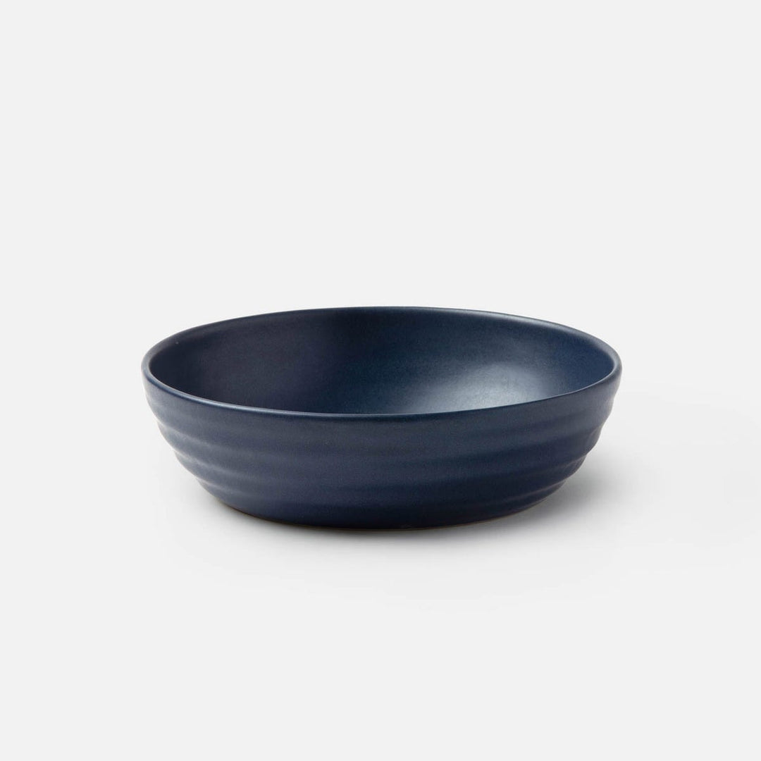 Hayes Matte Navy Serving Bowl Pack/2