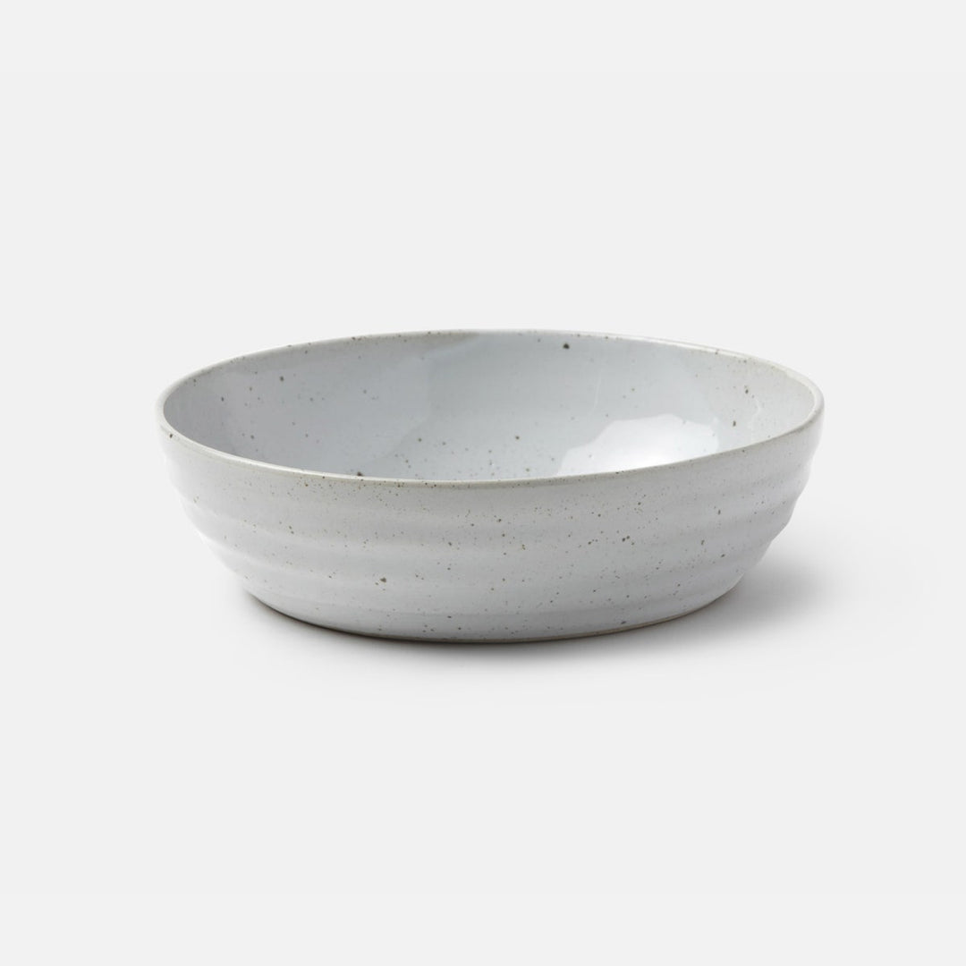 Hayes White Salt Glaze Serving Bowl Pack/2