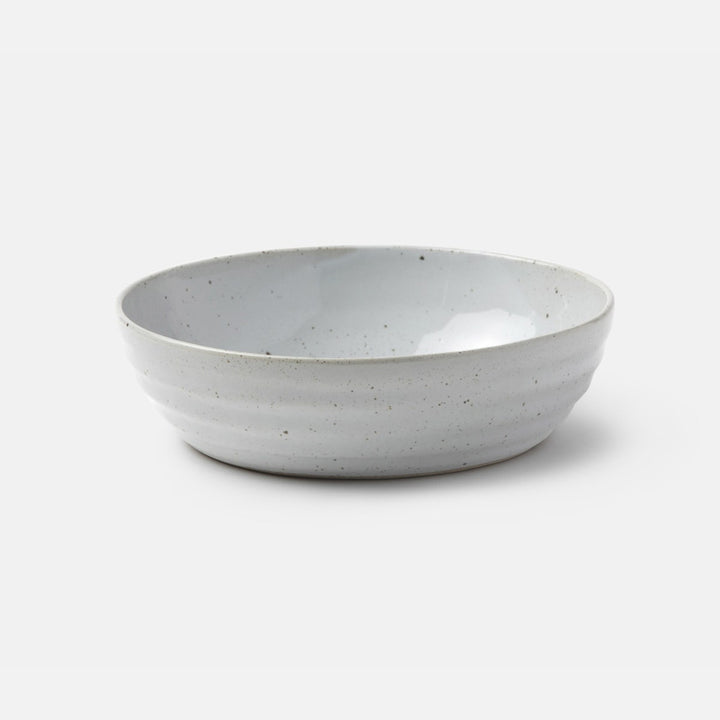 Hayes White Salt Glaze Serving Bowl Pack/2