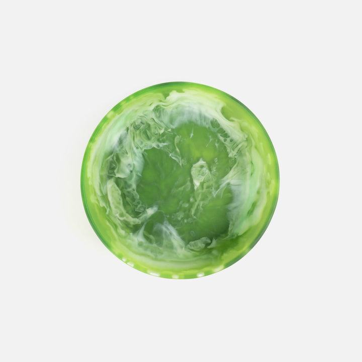 Hugo Green Swirled Serving Bowl Resin Small Pack/2