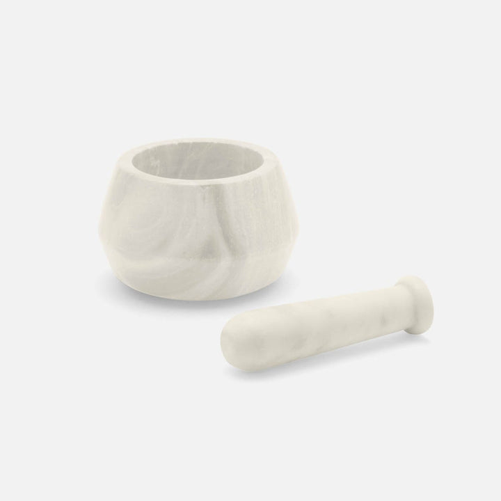 Moira White Mortar And Pestle Marble