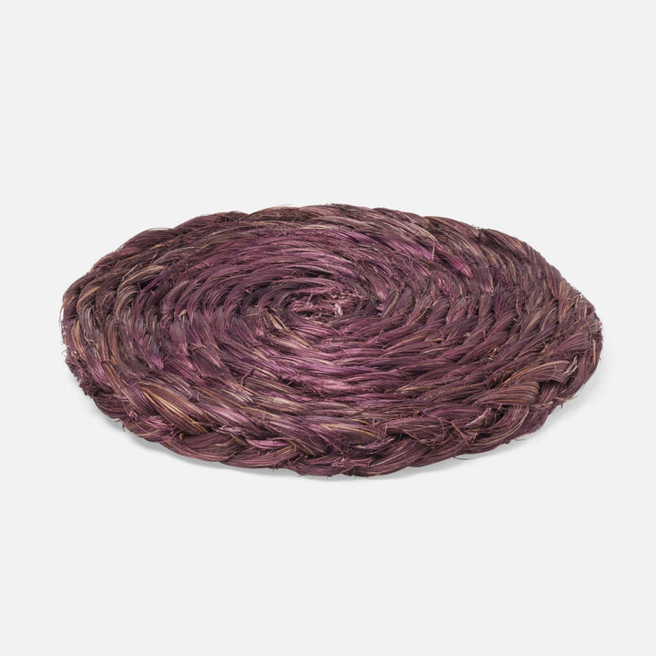 Reid Amethyst Round Pot Trivets Abaca Set/2