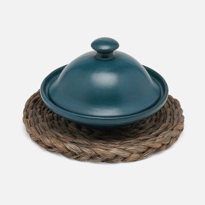 Reid Storm Dust Round Pot Trivets Abaca Set/2