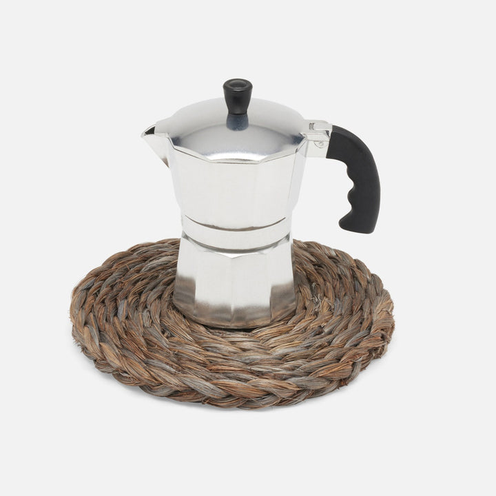 Reid Storm Dust Round Pot Trivets Abaca Set/2