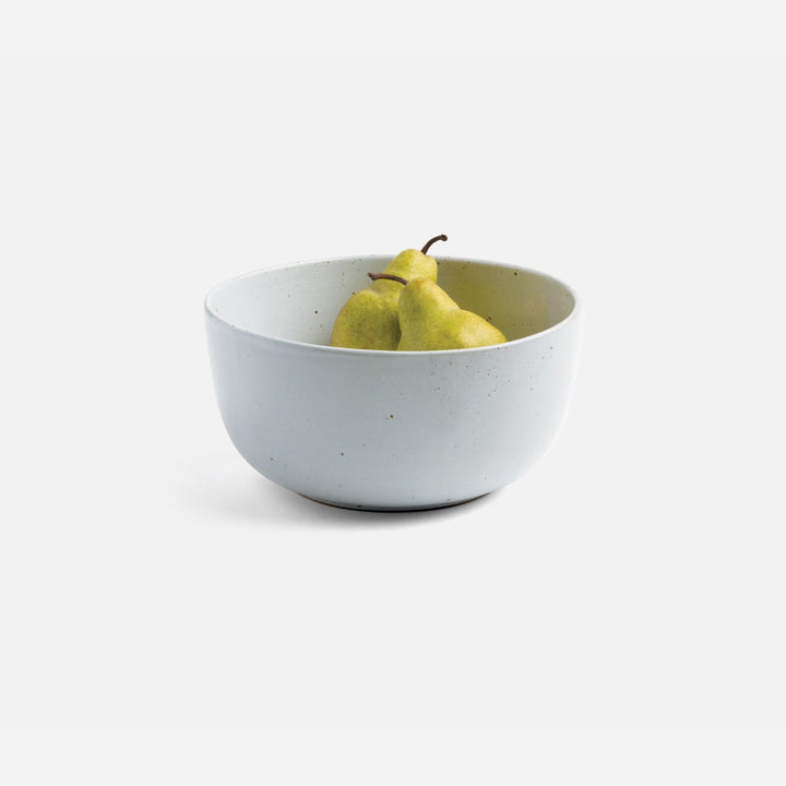 Marcus White Salt Glaze Deep Serving Bowl Stoneware Small