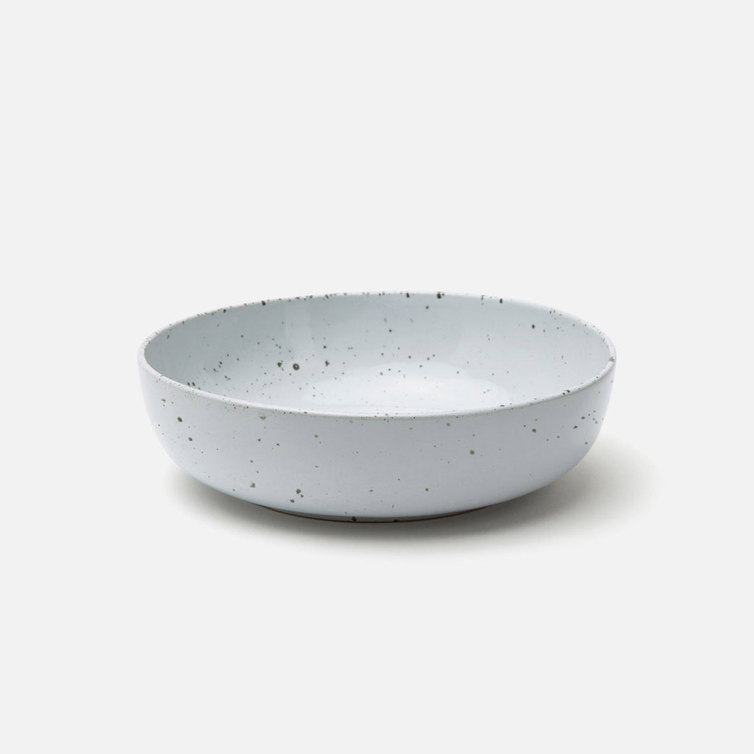 Marcus White Salt Glaze Deep Serving Bowl Stoneware Large