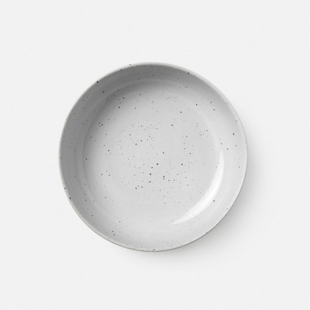 Marcus White Salt Glaze Round Serving Bowl Stoneware Small Pack/2