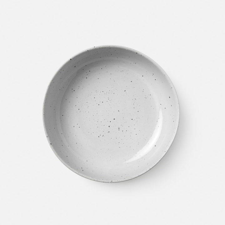 Marcus White Salt Glaze Round Serving Bowl Stoneware Small Pack/2