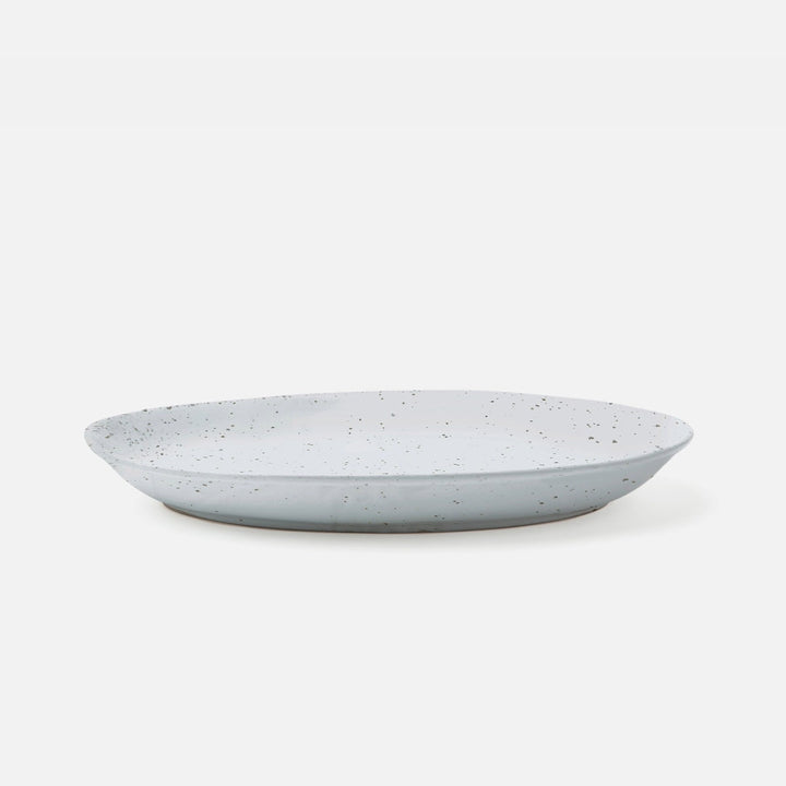 Marcus White Salt Glaze Oval Serving Platter Stoneware Large Pack/2