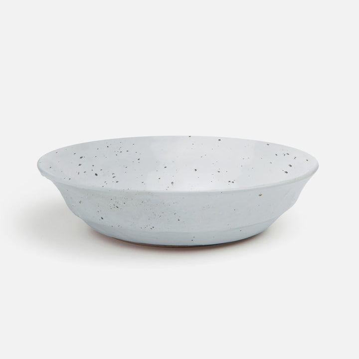 Marcus White Salt Glaze Tapered Serving Bowl Stoneware Large Pack/2