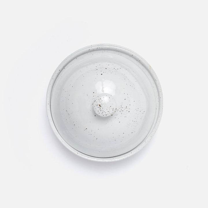 Marcus White Salt Glaze Cloche Serving Bowl Stoneware Medium