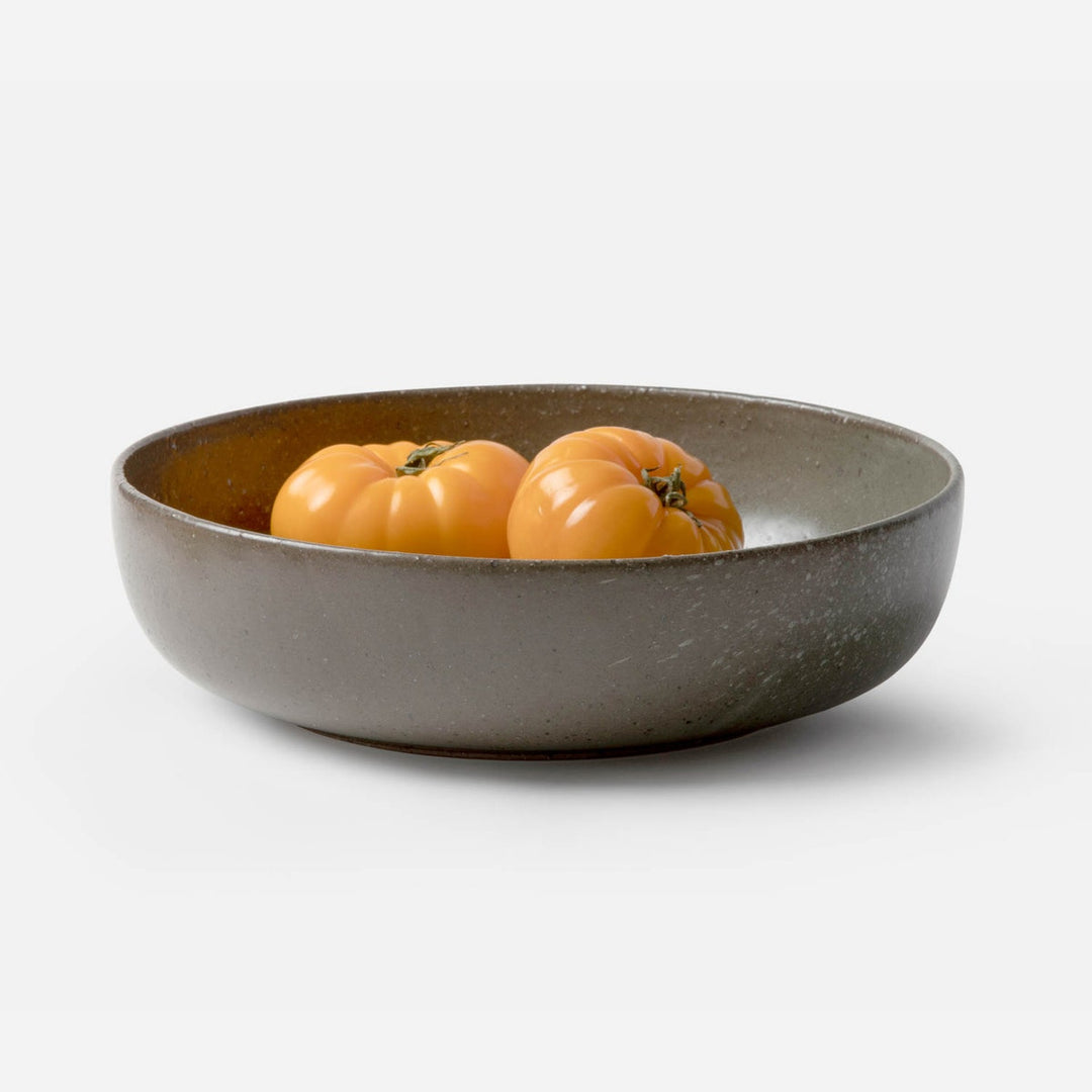 Marcus Gray Salt Glaze Round Serving Bowl Stoneware Large Pack/2