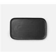 Marcus Black Glaze Rectangular Serving Platter Stoneware Set/2