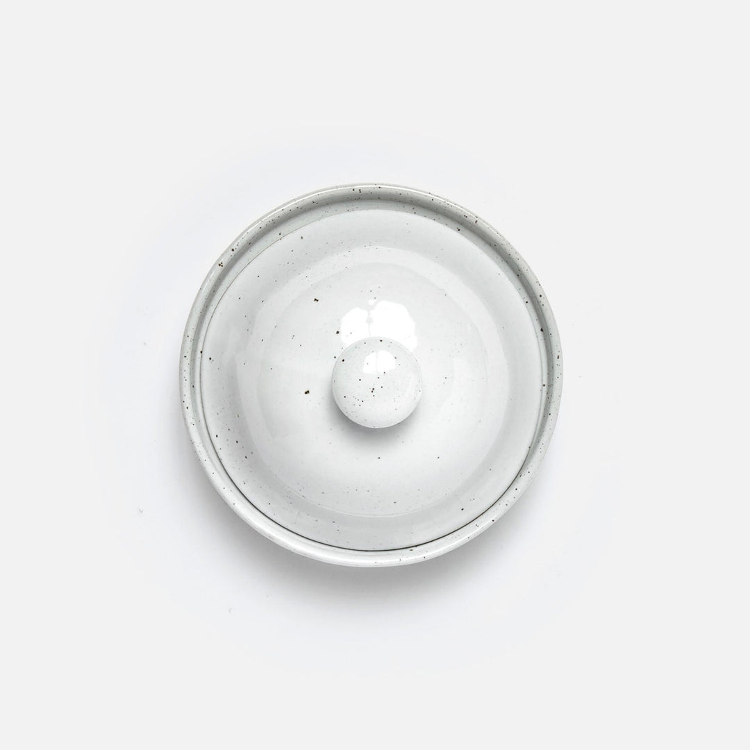 Marcus White Salt Glaze Cloche Serving Bowl Stoneware Small Pack/2