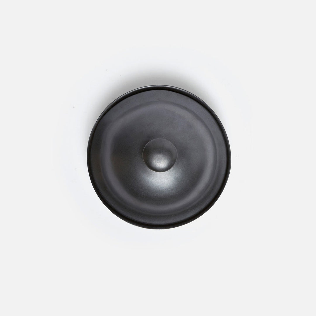 Marcus Black Glaze Cloche Serving Bowl Stoneware Small Pack/2