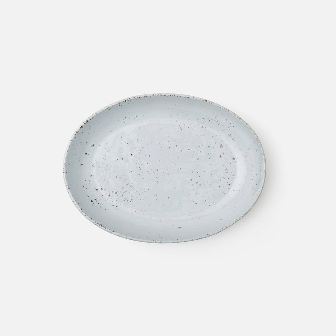 Marcus White Salt Glaze Oval Serving Platter Small Pack/2