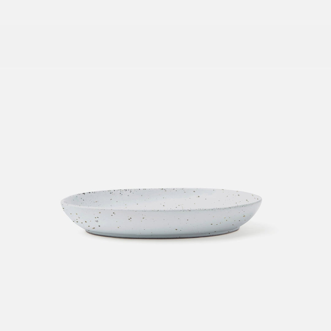 Marcus White Salt Glaze Oval Serving Platter Small Pack/2