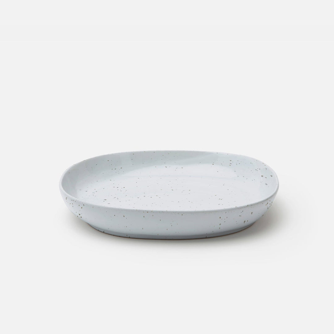 Marcus White Salt Glaze Square Serving Platter Stoneware Pack/2