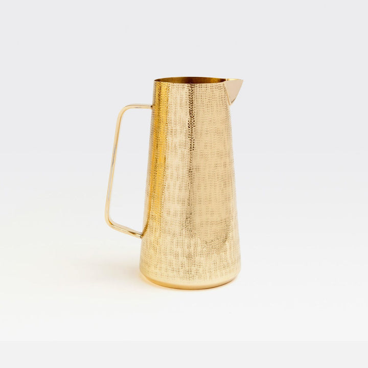 Miles Shiny Brass Pitcher