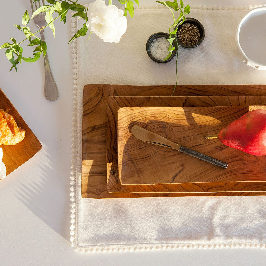 Rowan Natural Serving Board Set/3