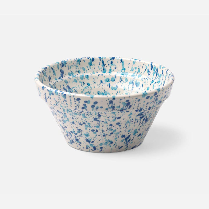 Sconset Small Mixed Blue Spongeware Serving Bowl Pack/2