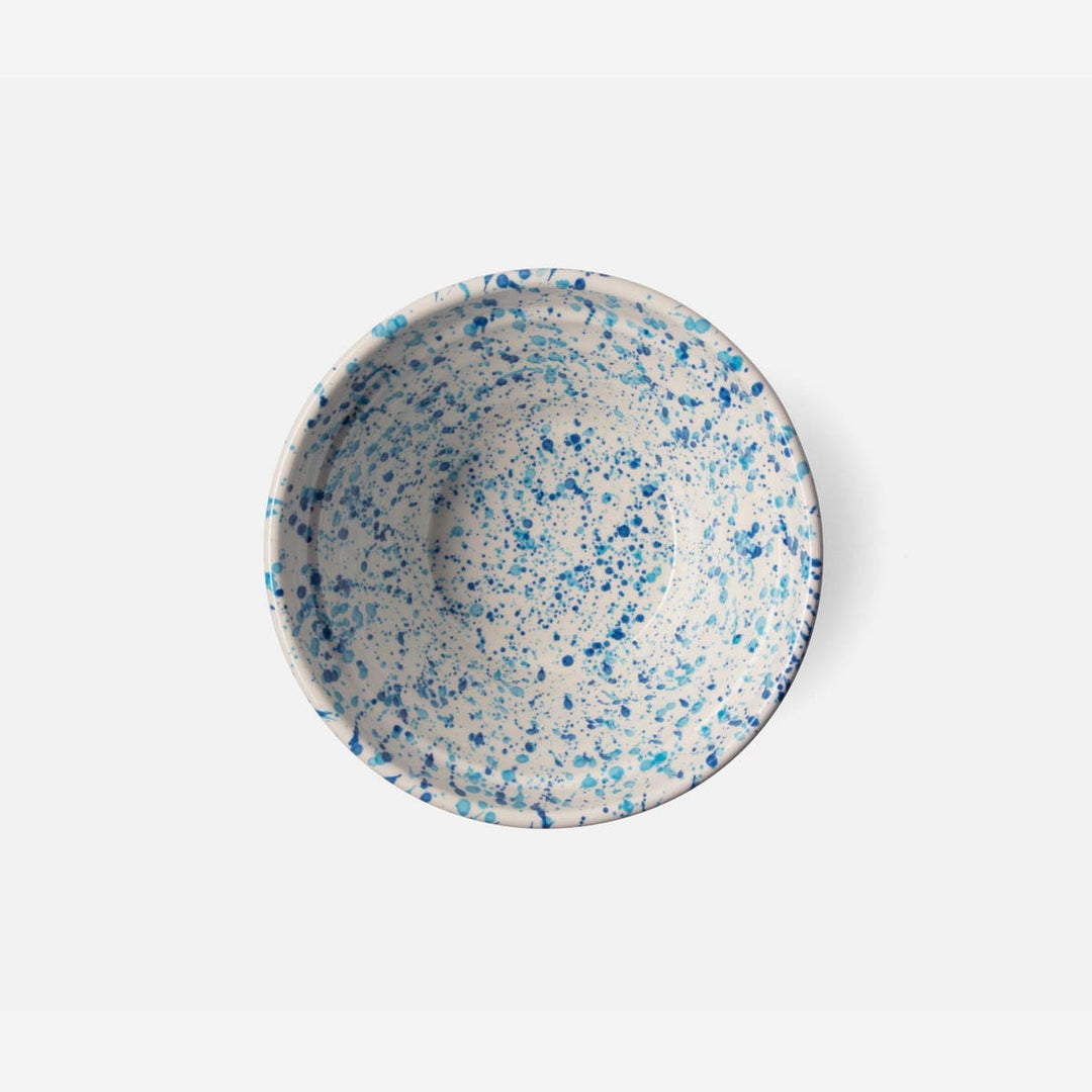 Sconset Small Mixed Blue Spongeware Serving Bowl Pack/2