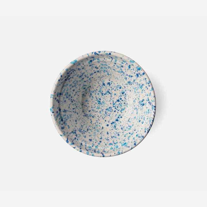 Sconset Small Mixed Blue Spongeware Serving Bowl Pack/2