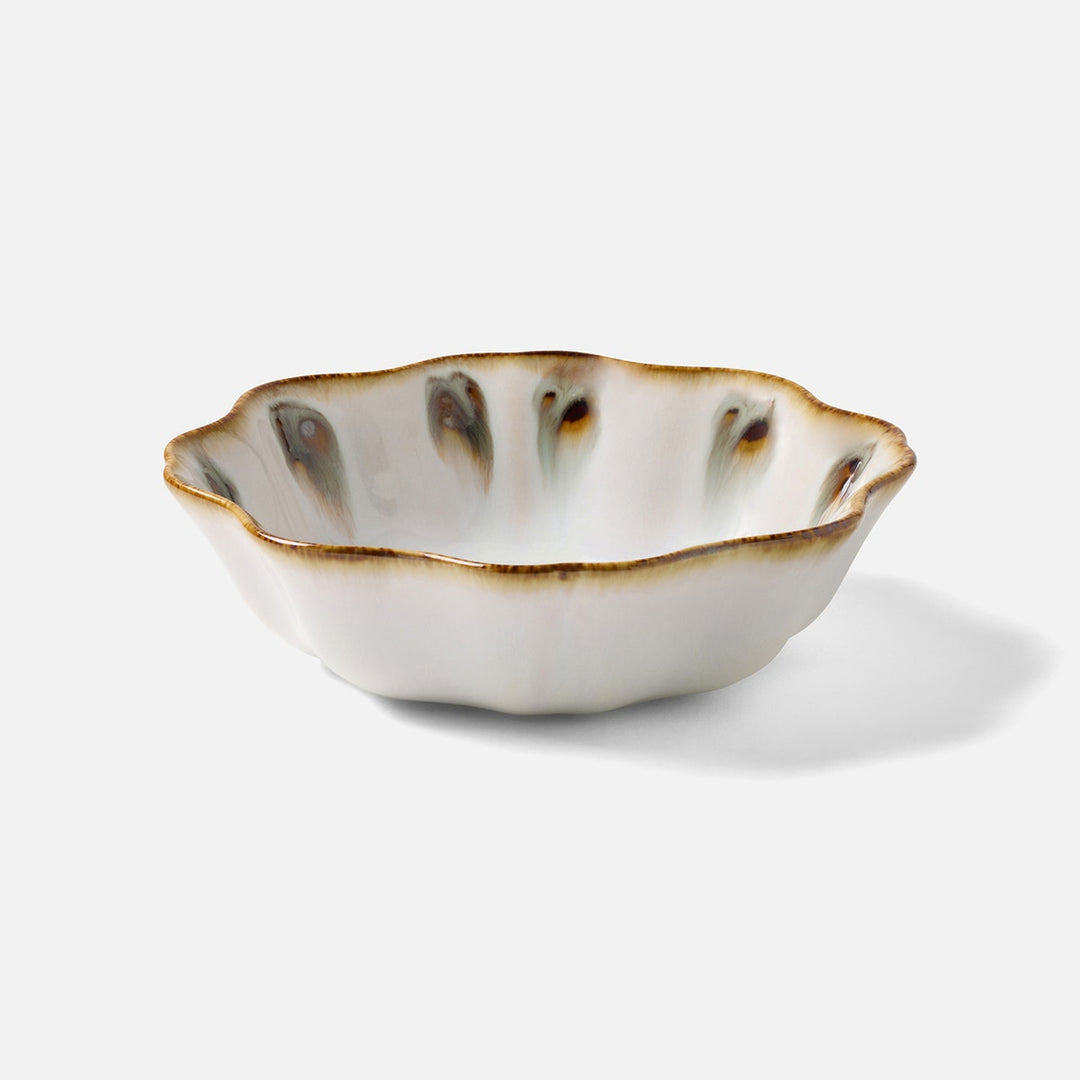 Amoria Almond/Sage Large Serving Bowl Stoneware Pack/2