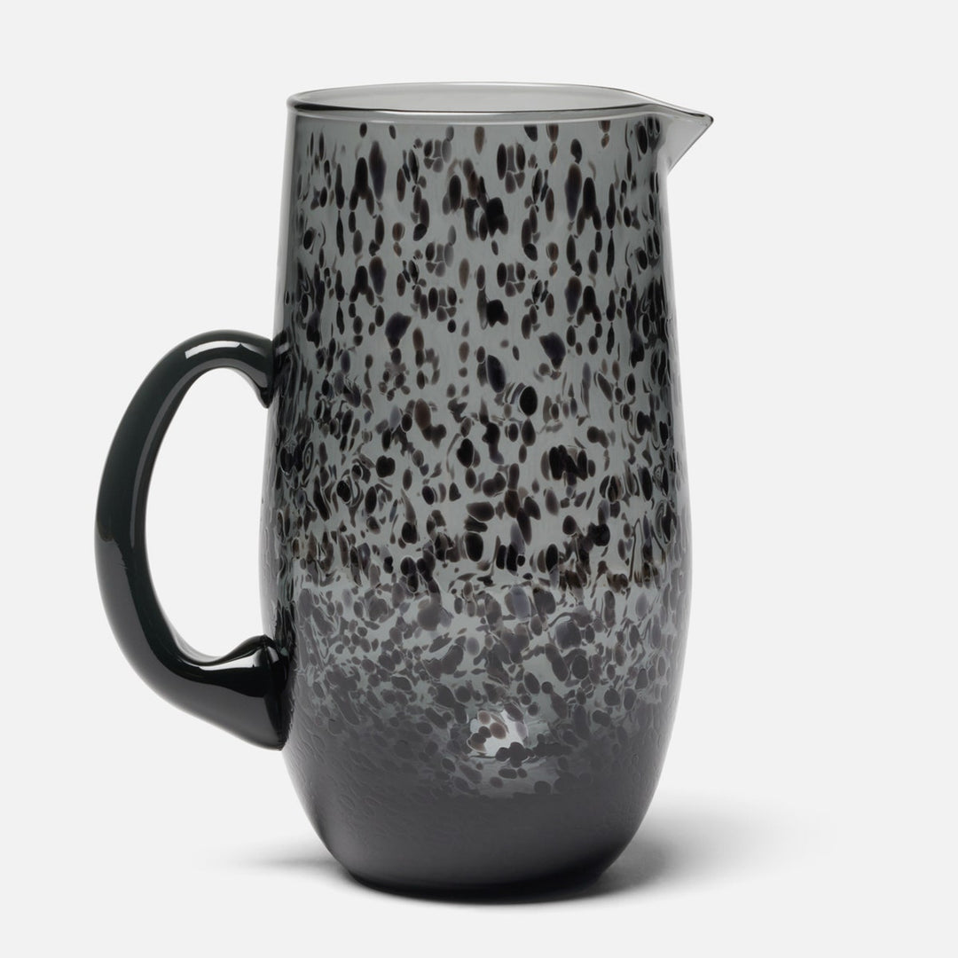 Andrew Leopard Pitcher Glass Hand Blown